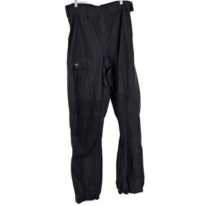 Vintage Moonstone Gore-Tex Full Zip Rain Pants‎ USA Black Waterproof Hiking XL